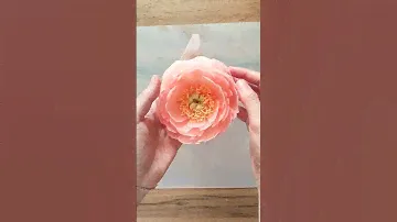 Свеча пион Корал шарм/ для заказов почта   lumos.flower@mail.ru