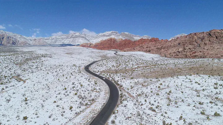 Snowstorm at Red Rock Canyon ~ Las Vegas