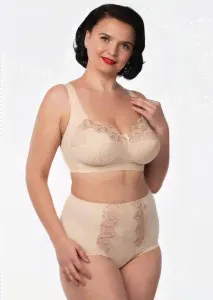 Бюстгальтер 127 Glora, KARINA Прибалтика бежевый, пион без косточек-0