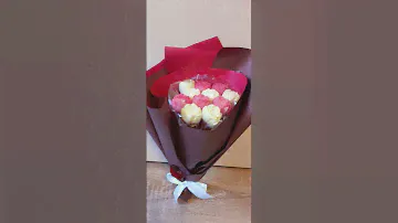БУКЕТ ИЗ ШОКОЛАДНЫХ ПИОНОВ!