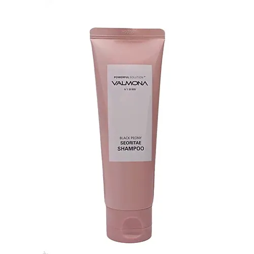 Шампунь для волос черный пион, бобы Powerful solution black peony seoritae shampoo, Valmona-0