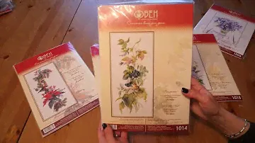 #8 Рукодельные обзоры. Знакомство с наборами для вышивания Овен