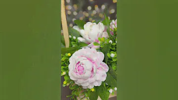 Пионы🌸🌸🌸в ящичке. Сделаны на заказ.