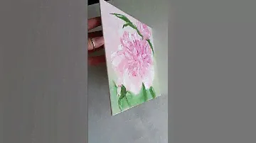 Peonies oil painting Пионы маслом художник Екатерина Бородулина