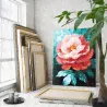 Яркий розовый пион Цветы В саду Натюрморт Для девушки Для женщины Интерьерная 75х100 Раскраска картина по номерам на холсте AAAA-ST0308-75x100