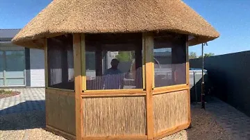 Сетки плиссе для беседки