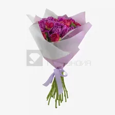 Букет 21 пион ассорти