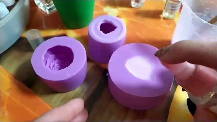 Заливка силиконовой формы "пион"